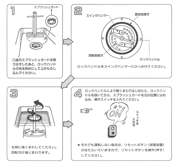 ���b�N�n���h�����g�p����O�̒��ӓ_